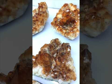 Natural Citrine Quartz Cluster