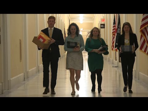 President Donald Trump is reviving his border wall fight. His new budget, delivered to Capitol Hill Monday, will seek $8.6 billion for his border project, impose spending cuts to domestic programs and set the stage for another fiscal battle. (March 11)