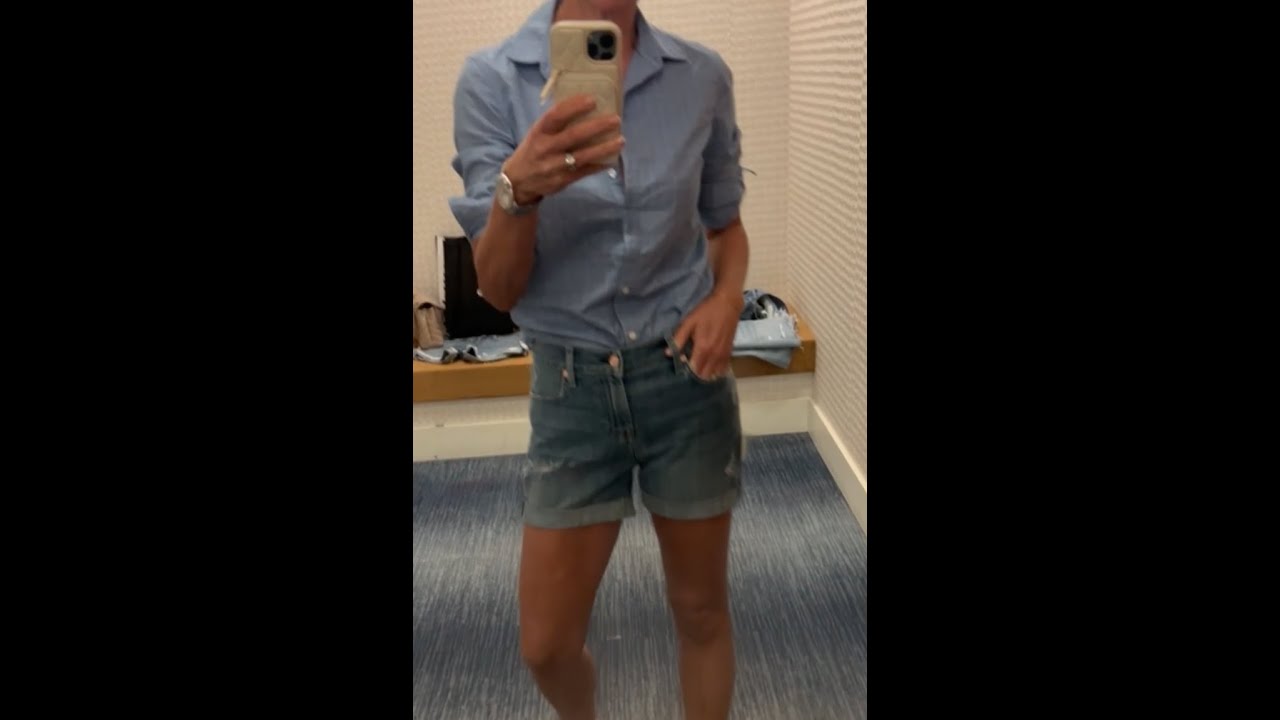 Denim Shorts fro Summer Madewell, AGolde, Levi's and 7 for All Mankind