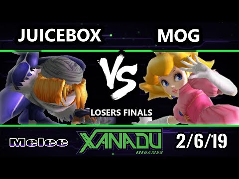 S@X 288 SSBM - Juicebox (Sheik)  Vs. MoG (Peach) - Smash Melee Losers Finals