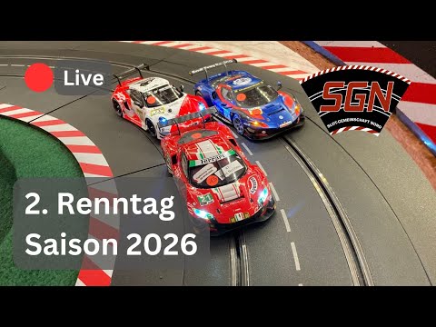 Live: Zweites Rennen der neue Saison | 2. Renntag Saison 2026 Slot-Gemeinschaft Nord