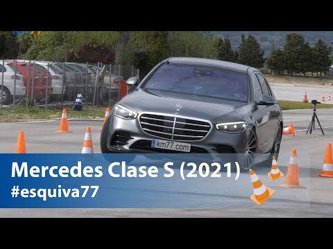 Mercedes Clase S (2021) – Maniobra de esquiva (Moose test) y eslalon | km77.com