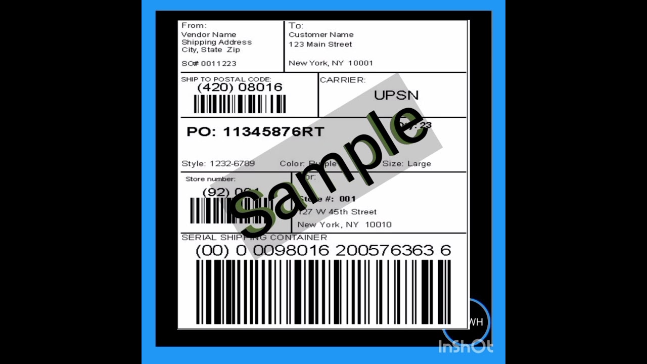 ASN (Advanced Shipping Notice)