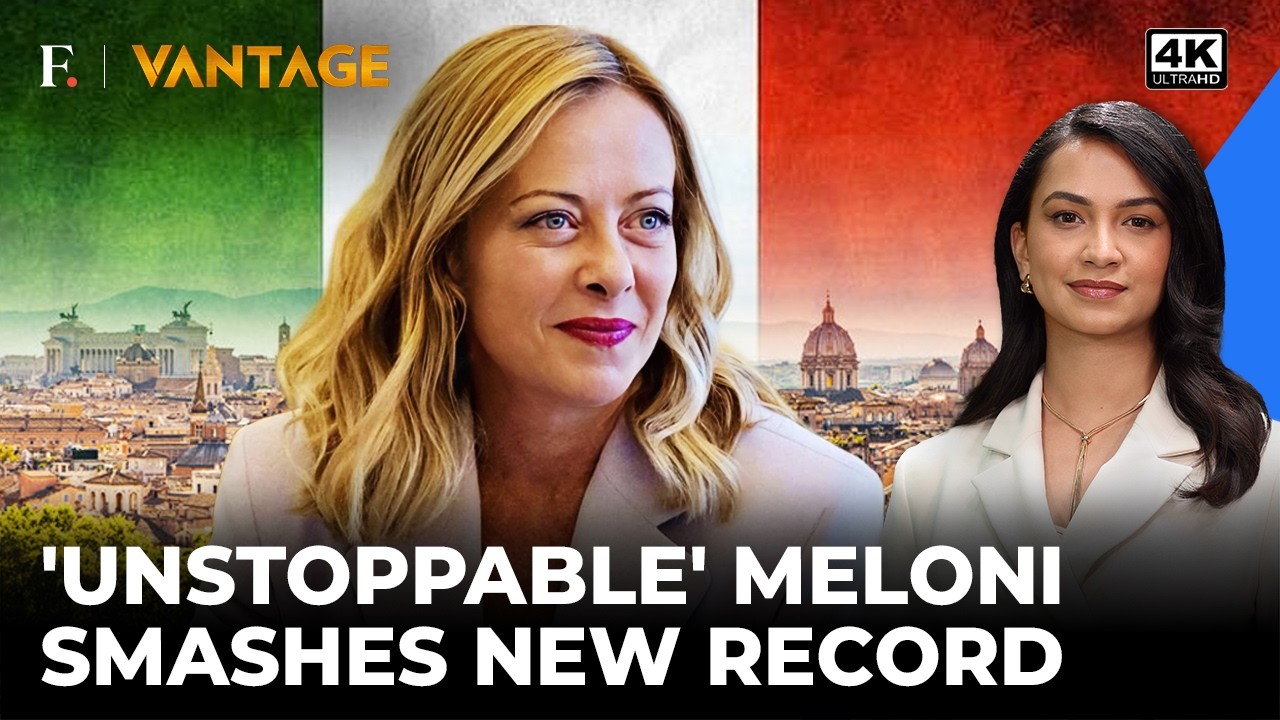 Giorgia Meloni Makes History in Italy as Longest-Serving PM | Modi Congratulates Her | Vantage | 4K