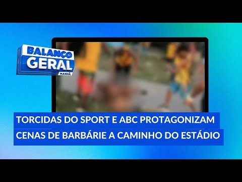 Confusão, tumulto e pancadaria entre torcidas do Sport e ABC