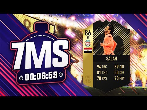 **INFORM PACKED** FIFA 18 7 MINUTE SQUAD BUILDER!! STRIKER SALAH!!