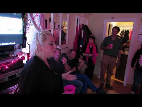 R. Sky Palkowitz The Delusional Diva promoting "Calling America: Don't Hang Up!" in NYC