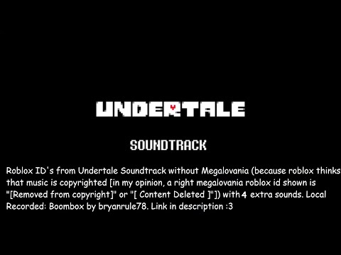 Dusttale Megalovania Roblox Id Code