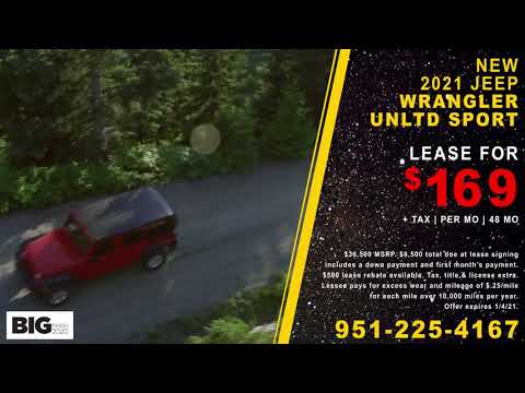 Hemet CDJR 2021 JEEP WRANGLER UNLIMITED SPORT 4X4