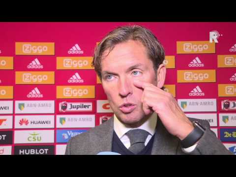 Alex Pastoor na afloop van Ajax - Sparta