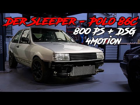Powerful VW Polo 86C - 800hp all-wheel drive under 900kg I RD48