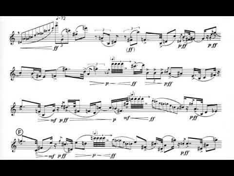 Luciano Berio - Sequenza IXb for Alto Saxophone (1980) [Score-Video]