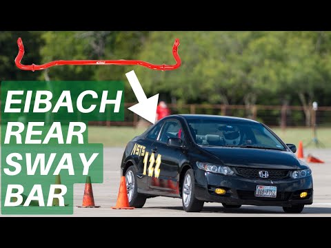 GOODBYE UNDERSTEER! Eibach 19mm Rear Sway Bar Install [8th Gen Honda Civic]