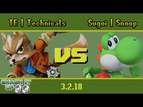 TE | Technicals (Fox) vs Sugoi | Snoop (Yoshi) - SIU 93 - Wii U