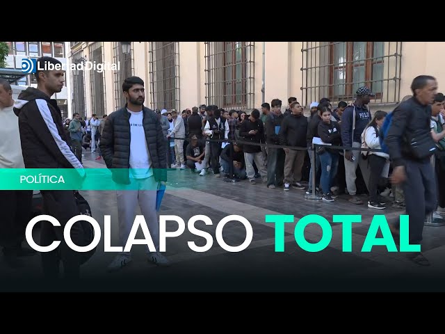 Chaos and Endless Queues as Spain’s Mass Migrant Regularization Begins