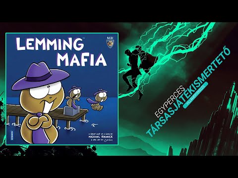 #305. Lemming Mafia | Egyperces társasjátékismertető - Game-Obscura