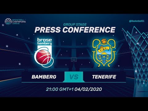 Brose Bamberg v Iberostar Tenerife - Press Conference - Basketball Champions League 2019-20