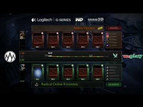 Na`Vi vs RoX.KiS - Game 3 (WePlay.TV Bo5 Showmatch) [DENDI INVOKER]