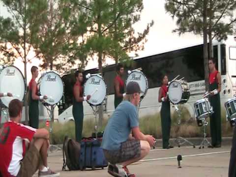 Santa Clara Vanguard 2009 Battery playing "Go' by Murray Gusseck
