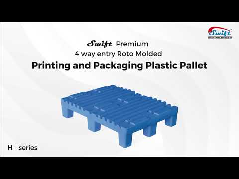 Plastic Pallet for Printing Industry - 3000 Kg, L790 x W610 x H180 mm