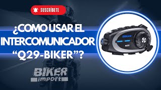 Download lagu 🔥 'INTERCOMUNICADOR Q29-BIKER – TUTORIAL  y GUÍA Paso a Paso (Funciones   Accesorios Incluidos)' mp3