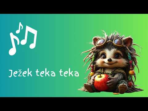 Ježek teka teka / Živali jeseni - otroška pesmica - (Mira Voglar)