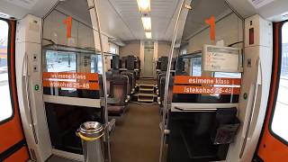Салон Штадлерского дизель-поезда / Interior of Stadler FLIRT DMU