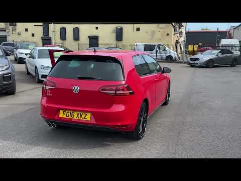 2016(16) Volkswagen Golf 2.0 TDI BlueMotion Tech GTD 3dr red