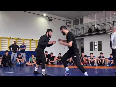 Khamzat Chimaev visits the great Saitiev Buvaisar to add to Wrestling arsenal.