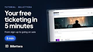 Your free ticketing system in 5 minutes -create your free online ticketing