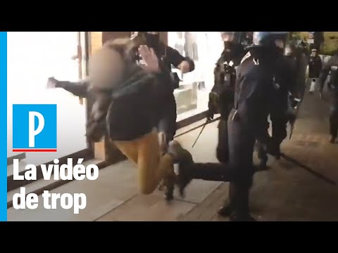 La vidéo de trop  Comment le croche-pied d'un policier a choqué... jusqu'au gouvernement