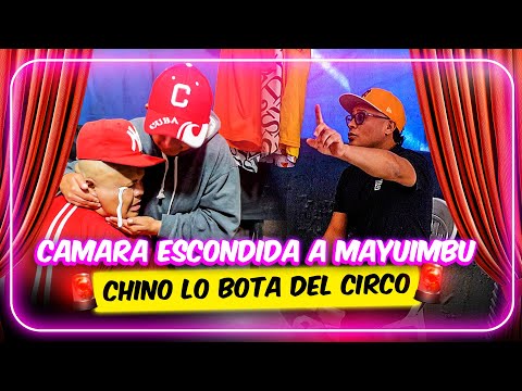 Hidden camera on Mayimb - Chino kicks him out of the circus