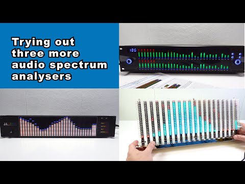 Three more music Spectrum Analysers.  All that glitters...