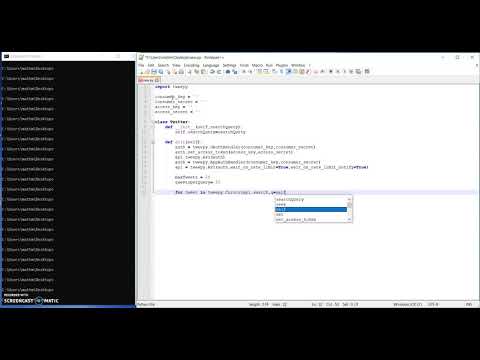 Python Tutorial Twitter Tweepy