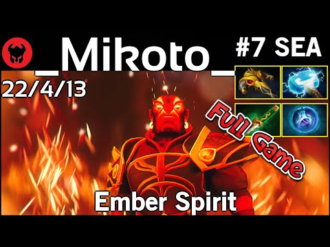 _Mikoto_ [BOOM] plays Ember Spirit!!! Dota 2 Full Game 7.21
