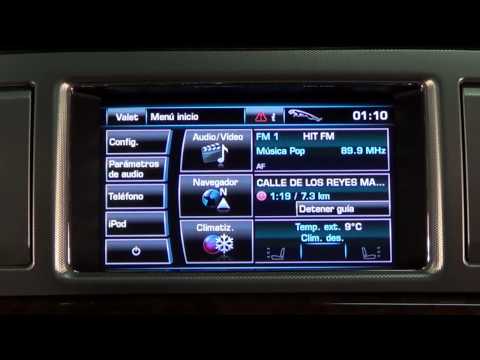 Jaguar XF Sportbrake. Modelo 2011. Ajustes e información sistema multimedia
