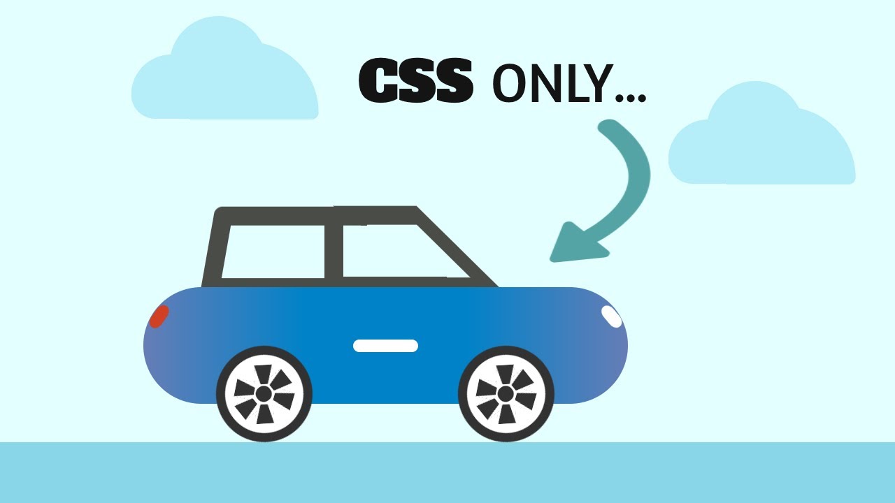 Moving Car Animation HTML CSS Only | CSS Animation Tutorial | Web Design 2022
