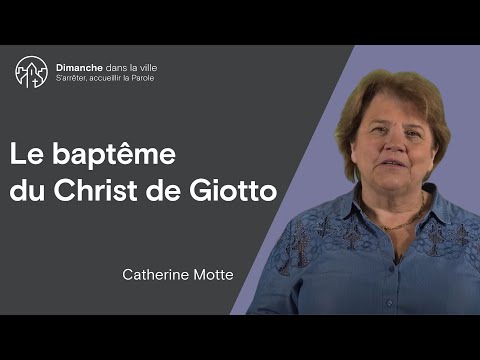 Le baptême du Christ de Giotto