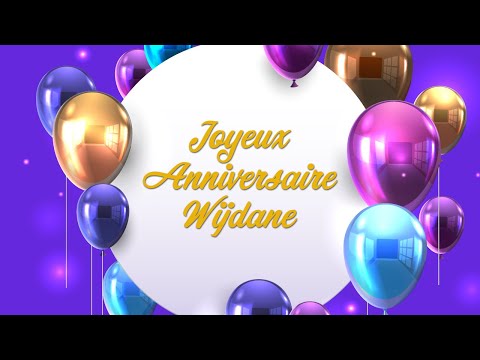 Joyeux anniversaire Wijdane !