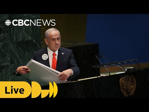 Israel's Netanyahu speaking at UN