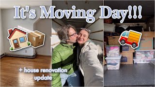 It's Moving Day!! Packing Up Our Apartment & Reno Updates for Our Maine Home | First Time Homeowners