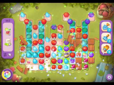 Gardenscapes Level 663 Super Hard
