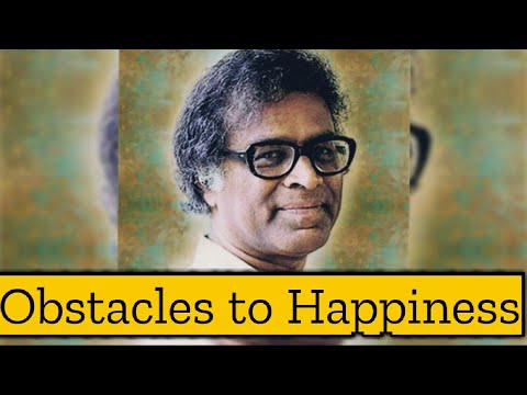 Obstacles to Happiness - Anthony De Mello