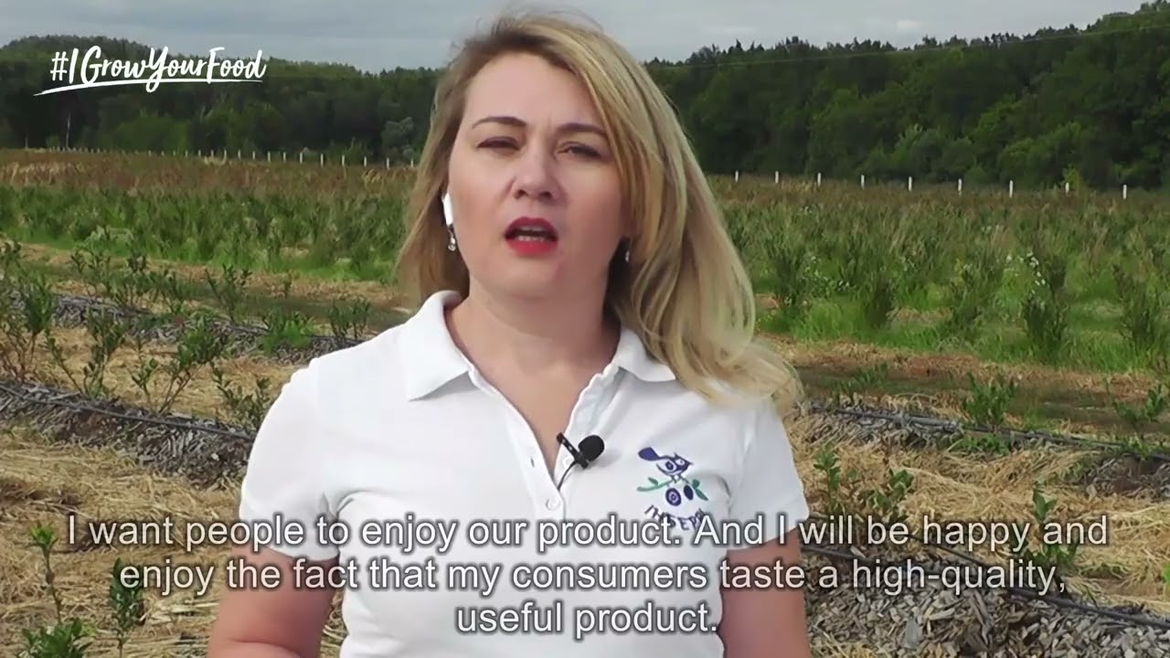 Inna from Ukraine 🇺🇦 gives her message for #IGrowYourFood