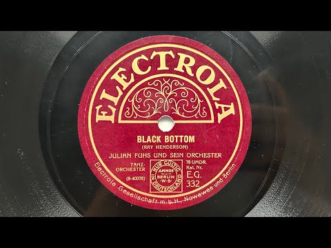 JULIAN FUHS: Black Bottom - HOT - 1926