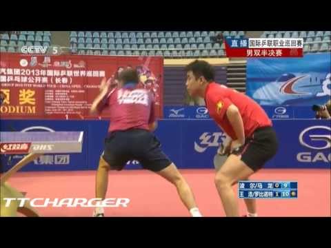 China Open 2013: Ma Long/Timo Boll vs. Wang Hao/Quentin Robinot
