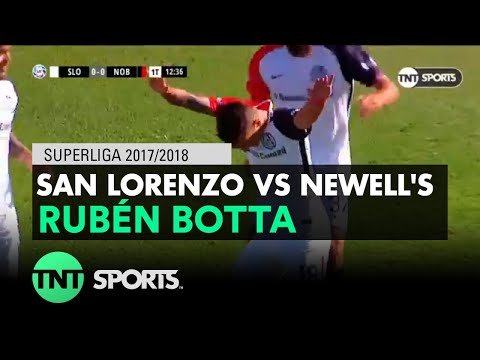 Rubén Botta (1-0) San Lorenzo vs Newell's | Fecha 16 - Superliga Argentina 2017/2018