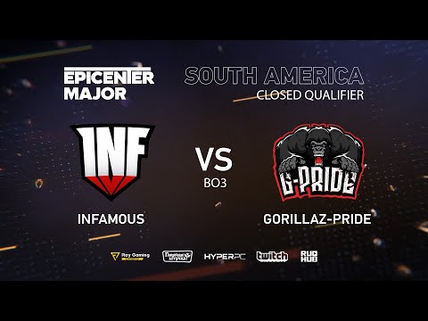 Infamous vs Gorillaz-Pride, EPICENTER Major 2019 SA Closed Quals , bo3, game 1 [Eiritel]