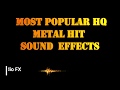 Metal Hit Impact Metal Hit Sound Effect HQ Studio FX