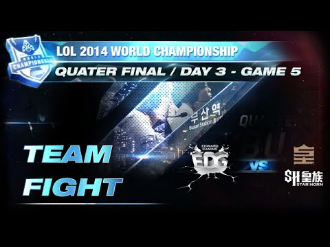 SHR vs EDG Game 5 Endgame teamfight - SHR vs EDG Quater Final Game 5